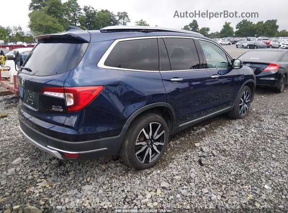 5FNYF6H05LB005449 2020 HONDA PILOT Blue Tył prawy