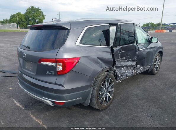 5FNYF6H05MB028540 2021 HONDA PILOT Gray Trasero derecho