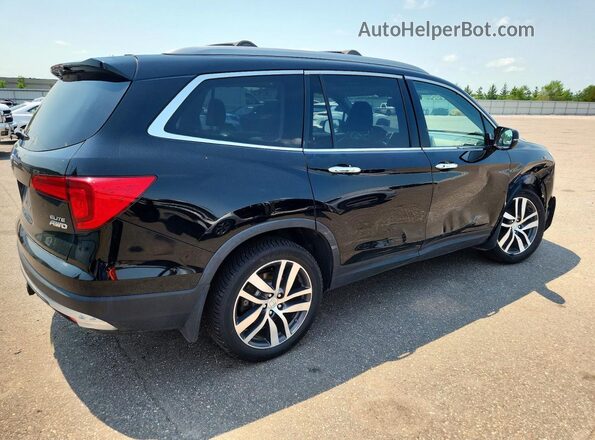 5FNYF6H06HB088283 2017 HONDA PILOT Black უკანა მარჯვენა