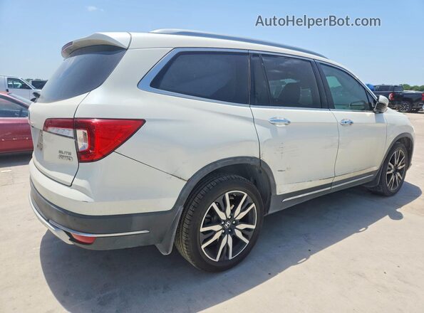 5FNYF6H06KB004177 2019 HONDA PILOT Белый Задняя правая четверть