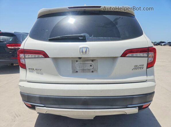 5FNYF6H06KB004177 2019 HONDA PILOT Белый Вид сзади