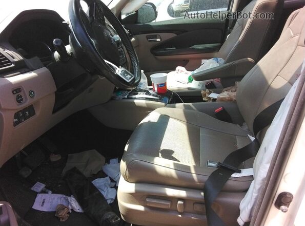 5FNYF6H06KB004177 2019 HONDA PILOT Белый Вид салона спереди