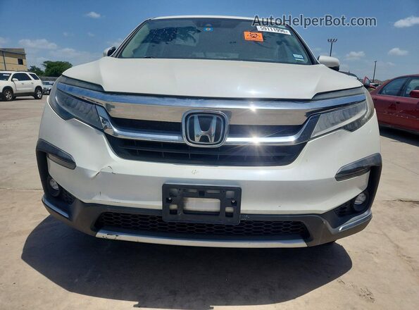 5FNYF6H06KB004177 2019 HONDA PILOT Белый Вид спереди