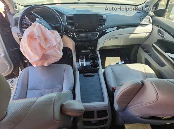 5FNYF6H07KB047765 2019 HONDA PILOT Black Вид панелі приладів