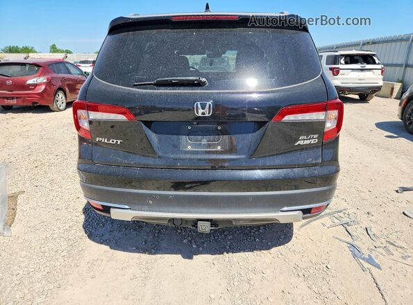 5FNYF6H07KB047765 2019 HONDA PILOT Black Вид ззаду