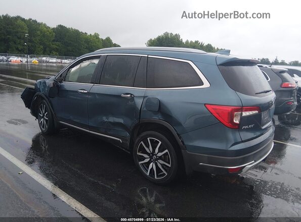 5FNYF6H07KB089031 2019 HONDA PILOT Blue Rear left
