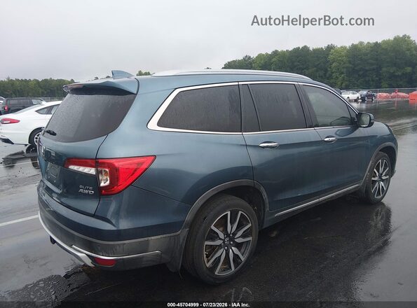 5FNYF6H07KB089031 2019 HONDA PILOT Blue Rear right