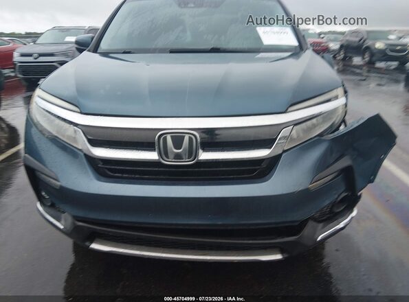 5FNYF6H07KB089031 2019 HONDA PILOT Blue Instrument cluster view