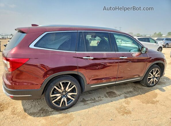 5FNYF6H07KB092835 2019 HONDA PILOT Burgundy Tył prawy