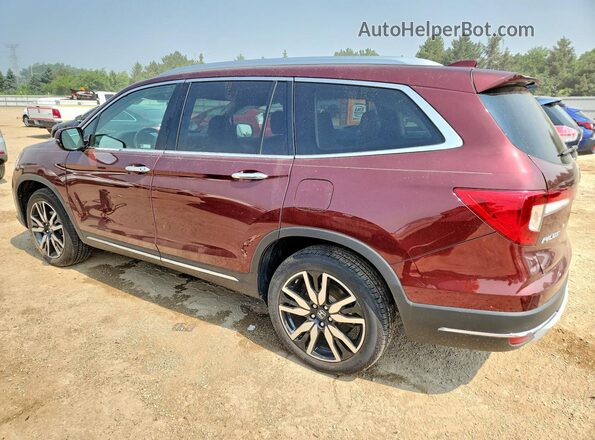 5FNYF6H07KB092835 2019 HONDA PILOT Burgundy Tył lewy