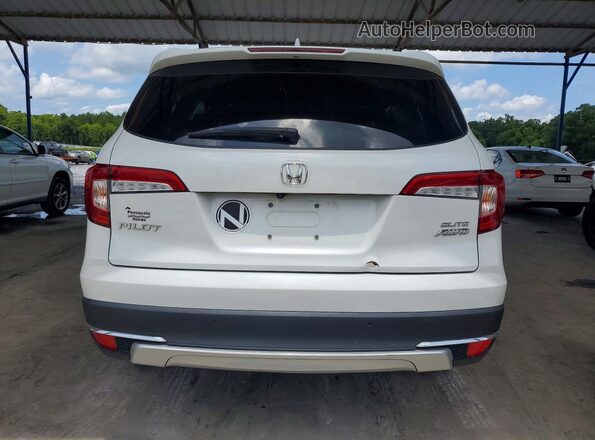 5FNYF6H07MB010413 2021 HONDA PILOT White უკანა ხედი