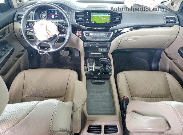 5FNYF6H07MB010413 2021 HONDA PILOT White წინა პანელის ხედი