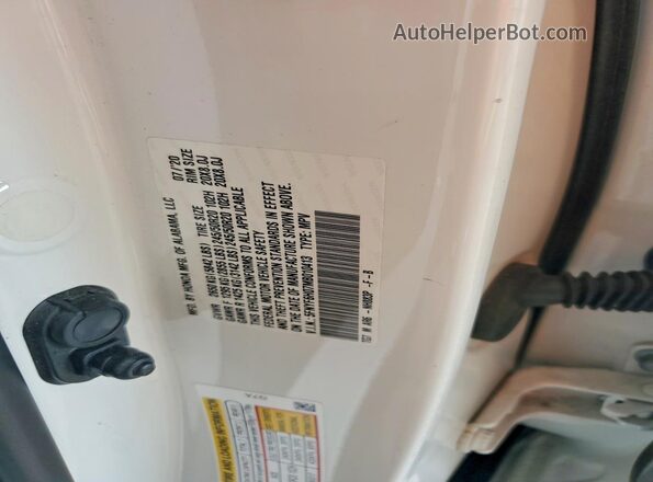 5FNYF6H07MB010413 2021 HONDA PILOT White ძრავის განყოფილების ხედი