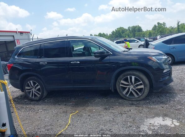 5FNYF6H08HB100305 2017 HONDA PILOT Черный Вид задней части салона