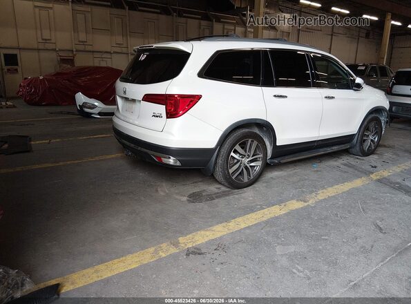 5FNYF6H08JB024154 2018 HONDA PILOT White Задня права чверть