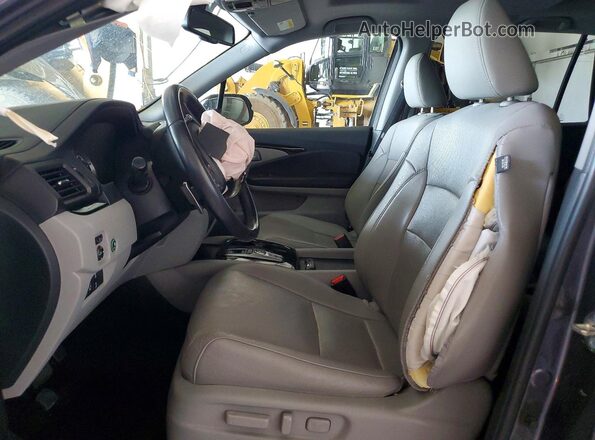 5FNYF6H09HB049073 2017 HONDA PILOT Gray წინა სალონის ხედი