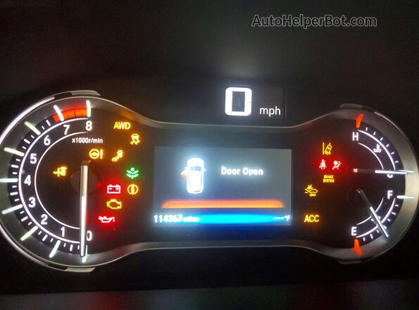 5FNYF6H09HB049073 2017 HONDA PILOT Gray ხელსაწყოთა პანელის ხედი