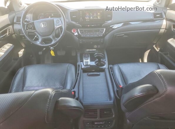 5FNYF6H09KB047234 2019 HONDA PILOT White Вид панелі приладів