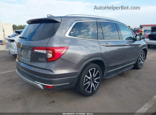 5FNYF6H09MB080690 2021 HONDA PILOT Gray Tył prawy