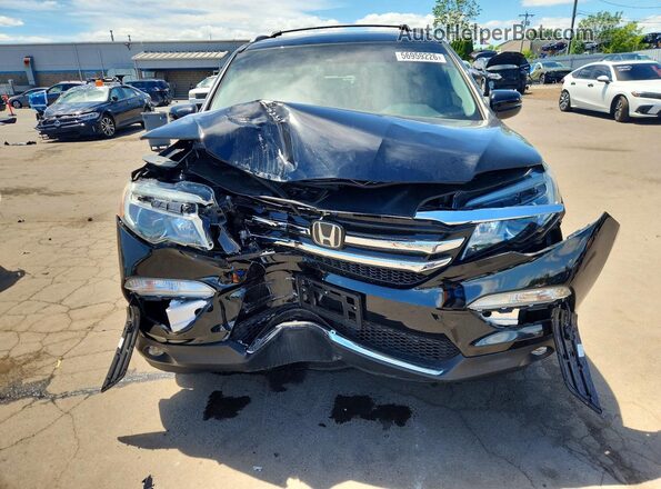 5FNYF6H0XHB068375 2017 HONDA PILOT Black Front view