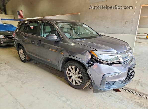 5FNYF6H10KB007777 2019 HONDA PILOT Gray Przód prawy