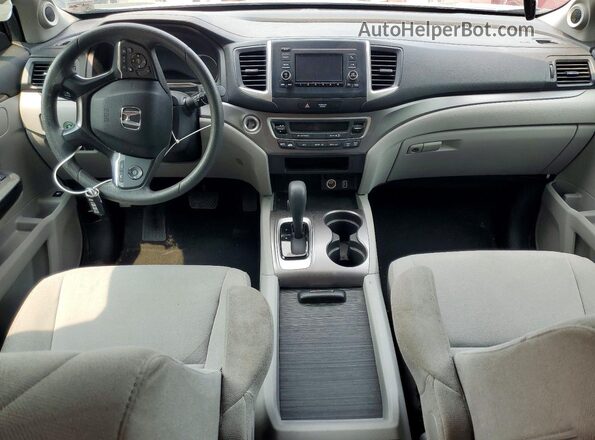 5FNYF6H10KB007777 2019 HONDA PILOT Gray Widok deski rozdzielczej