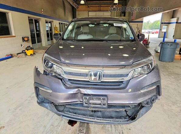 5FNYF6H10KB007777 2019 HONDA PILOT Gray Widok z przodu