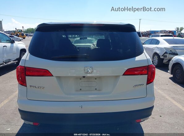 5FNYF6H11JB043055 2018 HONDA PILOT White 