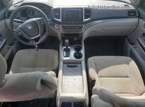 5FNYF6H13JB024958 2018 HONDA PILOT Gray Widok deski rozdzielczej