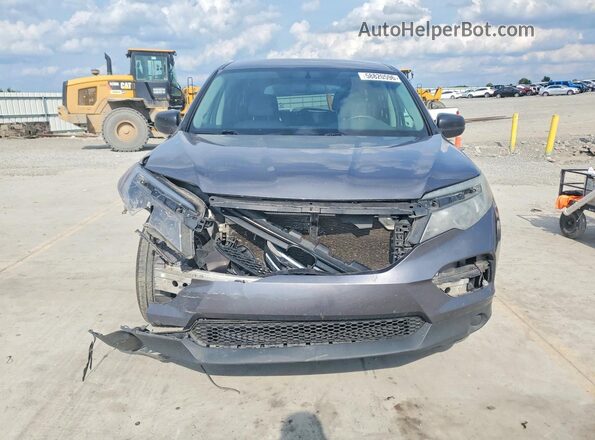 5FNYF6H13JB024958 2018 HONDA PILOT Gray Widok z przodu