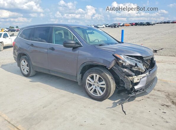 5FNYF6H13JB024958 2018 HONDA PILOT Gray Przód prawy