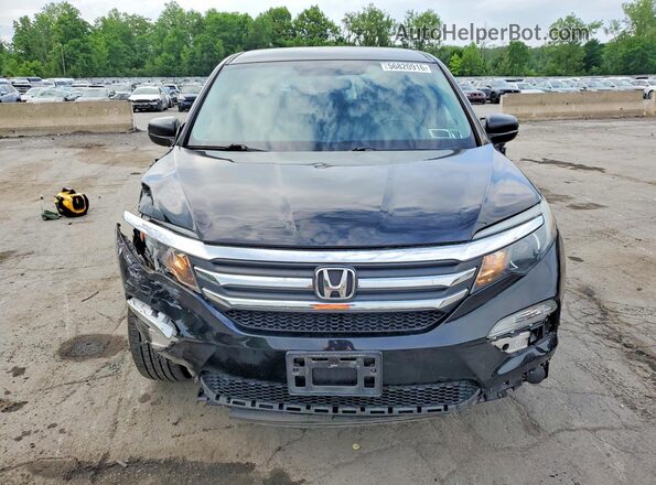 5FNYF6H13JB070158 2018 HONDA PILOT Black Вид спереду