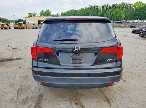 5FNYF6H13JB070158 2018 HONDA PILOT Black Вид ззаду