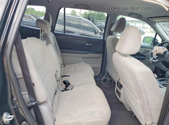 5FNYF6H13JB070158 2018 HONDA PILOT Black Вид задньої частини салону