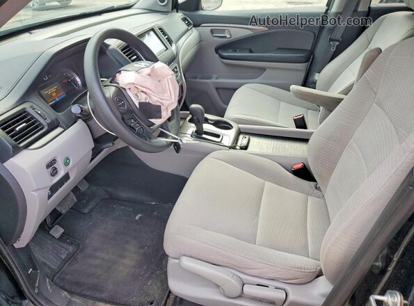 5FNYF6H13JB070158 2018 HONDA PILOT Black Вид салону спереду