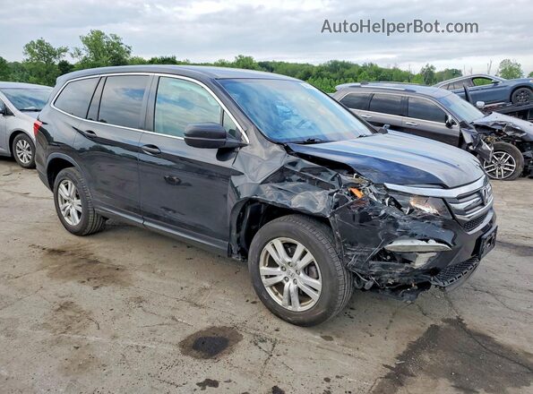 5FNYF6H13JB070158 2018 HONDA PILOT Black Передня права чверть