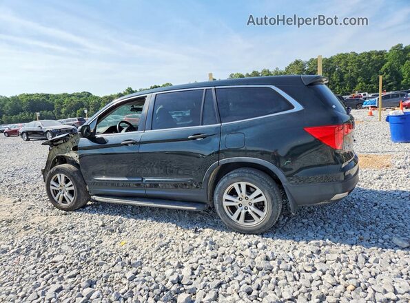 5FNYF6H14GB093327 2016 HONDA PILOT Черный Задняя левая четверть