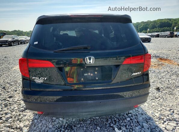 5FNYF6H14GB093327 2016 HONDA PILOT Черный Вид сзади