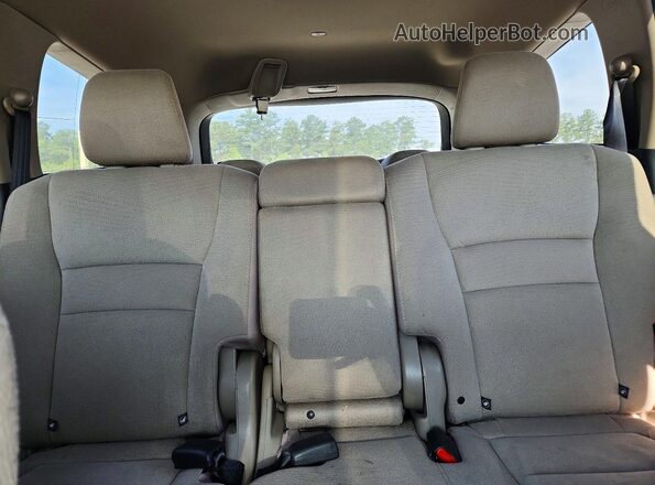 5FNYF6H14GB093327 2016 HONDA PILOT Черный Вид задних сидений