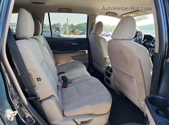 5FNYF6H14GB093327 2016 HONDA PILOT Черный Вид задней части салона