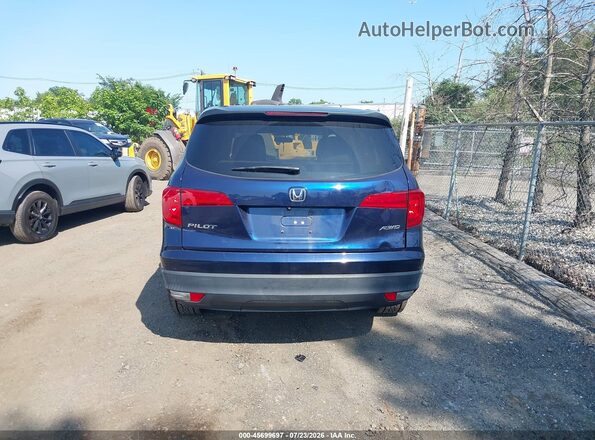 5FNYF6H14HB053539 2017 HONDA PILOT Blue 
