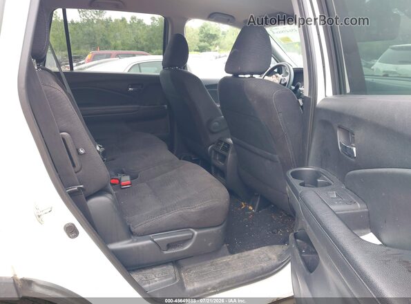 5FNYF6H14JB051926 2018 HONDA PILOT White Vista de la etiqueta del VIN