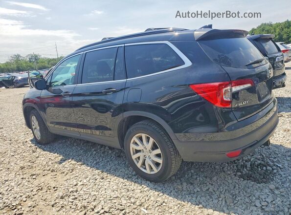 5FNYF6H14KB095605 2019 HONDA PILOT Черный Задняя левая четверть