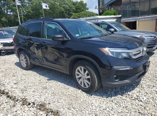 5FNYF6H14KB095605 2019 HONDA PILOT Черный Передняя правая четверть