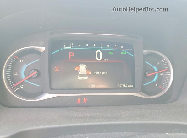 5FNYF6H14KB095605 2019 HONDA PILOT Черный Вид щитка приборов