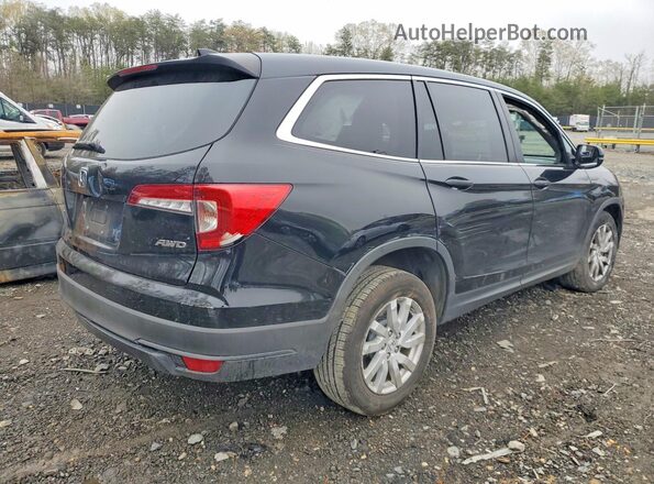 5FNYF6H16KB084511 2019 HONDA PILOT Black უკანა მარჯვენა