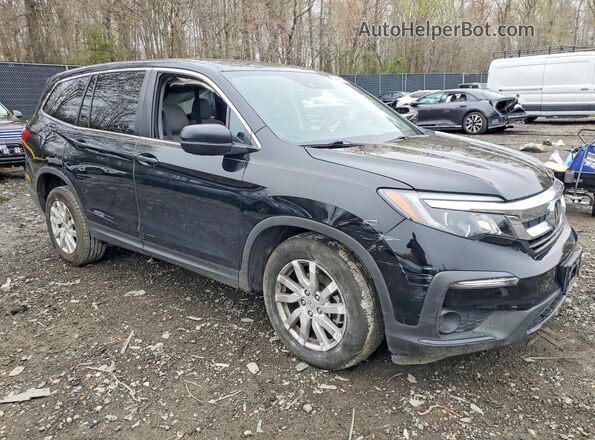 5FNYF6H16KB084511 2019 HONDA PILOT Black წინა მარჯვენა