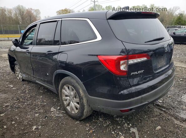 5FNYF6H16KB084511 2019 HONDA PILOT Black უკანა მარცხენა