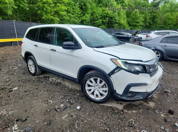 5FNYF6H16LB009096 2020 HONDA PILOT Белый Передняя правая четверть