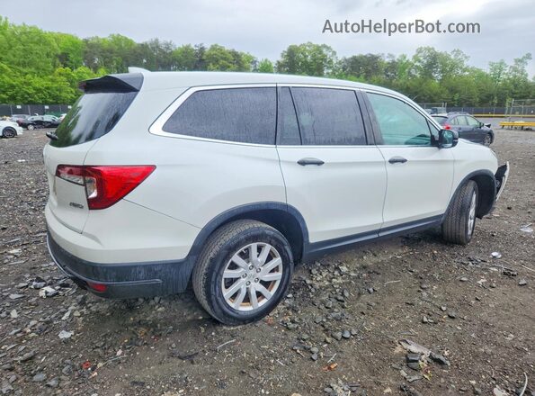 5FNYF6H16LB009096 2020 HONDA PILOT Белый Задняя правая четверть